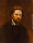 Ivan Nikolaevich Kramskoy Self-Portrait painting